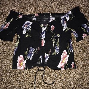 KENDALL & KYLIE Floral Crop Top